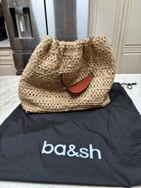 bash raffia June tote